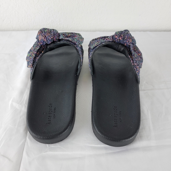 Kate Spade New York Shellie Glitter Slide Pool Sandal Slide 10 - Picture 8 of 10